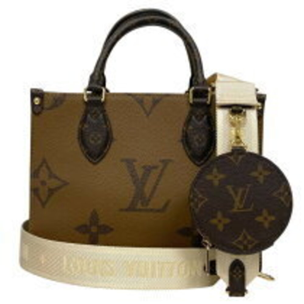 Louis Vuitton On the Go Monogram Giant Reverse Canvas Handbag